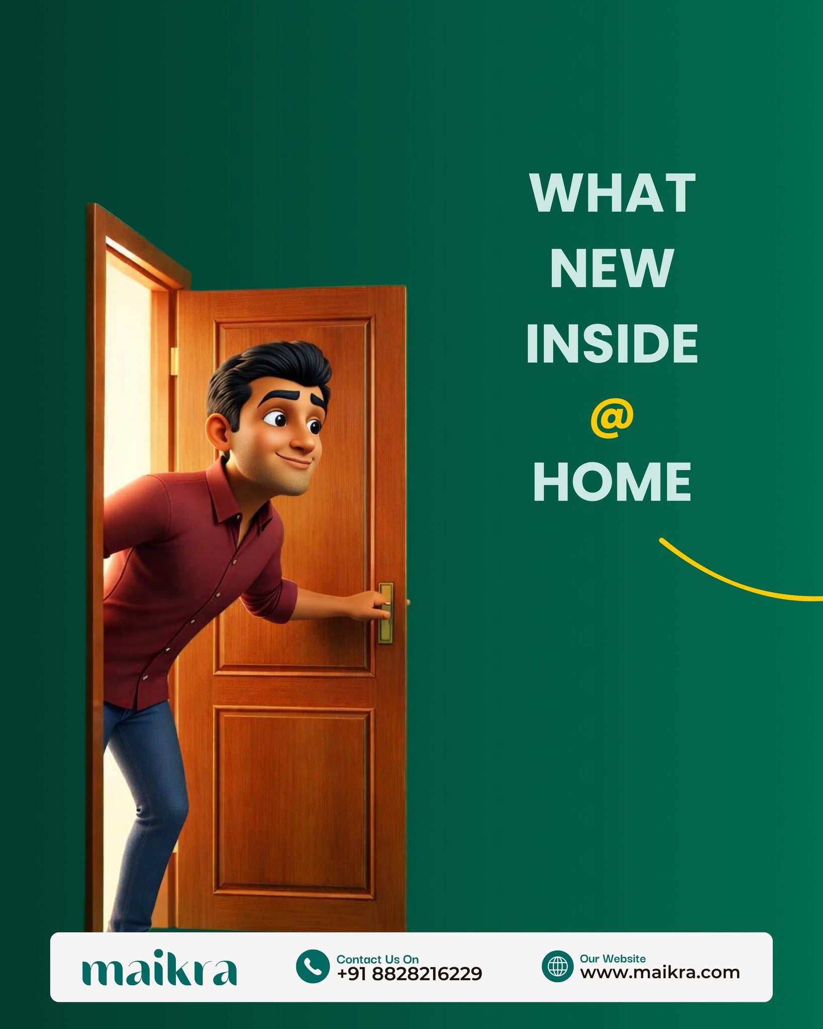 What’s new inside your home? ✨
A touch of divinity, luxury & shine with Maikra Glass Wall Art.
Turn walls into blessings. 🙏💚
#DivineHomeDecor #MaikraGlassArt