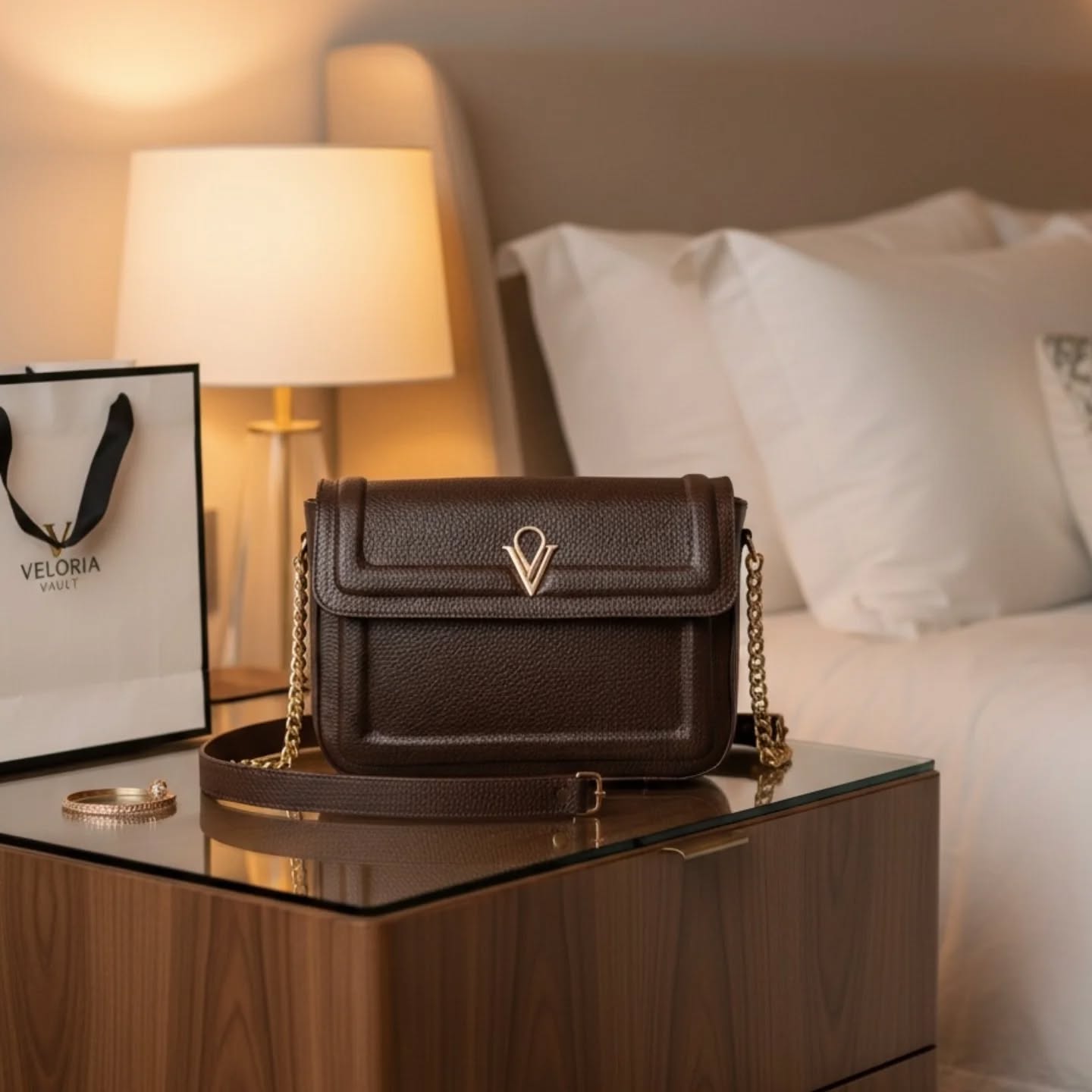 Effortless elegance, everyday luxury – Vanya by Veloria Vault.✨🤍
#VeloriaVaultbags#luxurylifestyle#designersling#genuineleatherbag