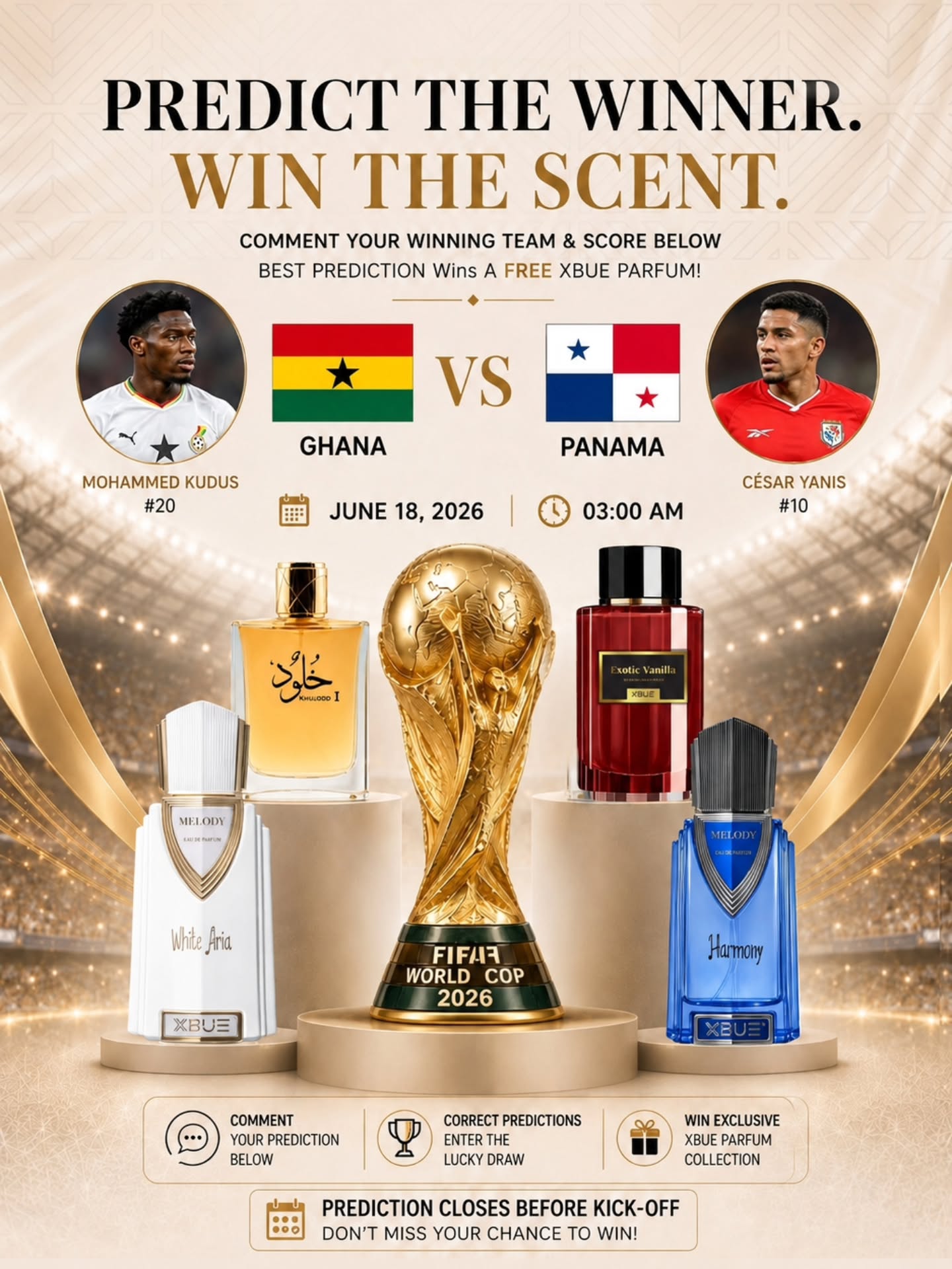 predict-the-winner-stand-a-chance-to-win-an-xbue-perfume-because-champions-deserve-to-smell-like-onehow-to-participate1️⃣-predict-the-winning-team-and-final-score-in-the-comments2️⃣-follow-xbueparfum-on-instagram3️⃣-tag-3-friends-who-loves-football-4️⃣-repost-this-post-to-your-story-and-tag-xbueparfum-every-valid-entry-stands-a-chance-to-win-an-exclusive-xbue-perfumeterms-conditions-only-valid-entries-will-be-considered-participants-must-complete-all-steps-to-qualify-in-the-event-of-multiple-correct-predictions-the-winner-will-be-selected-through-a-random-draw-xbue-parfum-reserves-the-right-to-amend-the-campaign-terms-if-required-other-terms-and-conditions-applyxbueparfum-worldcup2026-predictionchallenge-winwithxbue-fragrancemeetsluxury-fifa2026-footballprediction-uae-abudhabi-freeperfume-xbuewinnerprediction-worldcupgiveaway-luxuryfragrance-footballfans-winperfume