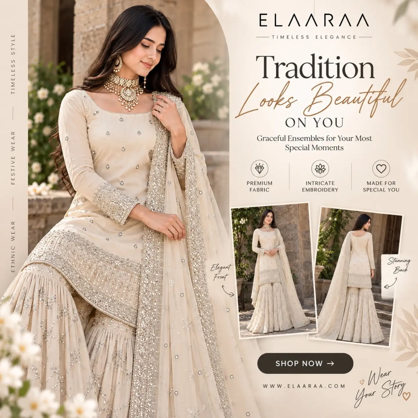 ✨ Tradition Looks Beautiful on You ✨ Draped in ele…