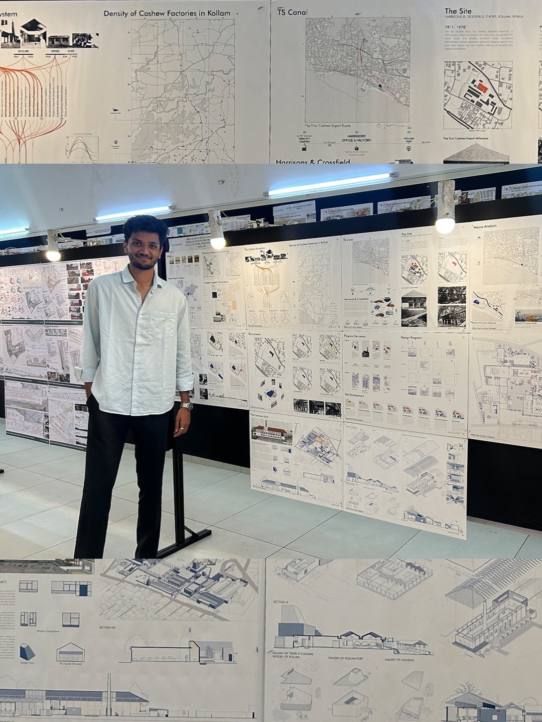 Heartiest congratulations to Manu Viswam, recently graduated from CAT, whose architectural thesis “Urban Scar to Social Commons – A Heritage Museum for Cashew Legacy, Culture, and Community of Kollam” has been selected among the Top 5 in the Architecture Project Category at this year’s COA Awards
The project reimagines Kollam’s abandoned cashew-industrial waterfront as a vibrant public realm, transforming an urban scar into a social commons. By reconnecting the city with its industrial heritage, working-class legacy, ecology, and waterfront, the project envisions a new cultural landmark rooted in Kollam’s past while looking towards its future.
A special congratulations to Manu Viswam @manchacks and his mentor, Sreeram Ramesh @sreeram_ramesh , for this remarkable achievement and recognition.
We also extend our congratulations to Fathima Bajoo, whose project was selected for presentation at the awards. Unfortunately, she was unable to present as she arrived late at the college. Nevertheless, being selected itself is a remarkable achievement, and we are incredibly proud of her accomplishment.
#COAAwards #COA #ArchitectureAwards #CATTrivandrum #CollegeOfArchitectureTrivandrum Architecture ArchitecturalThesis UrbanScarToSocialCommons Kollam DesignExcellence StudentArchitecture ArchitectureStudents