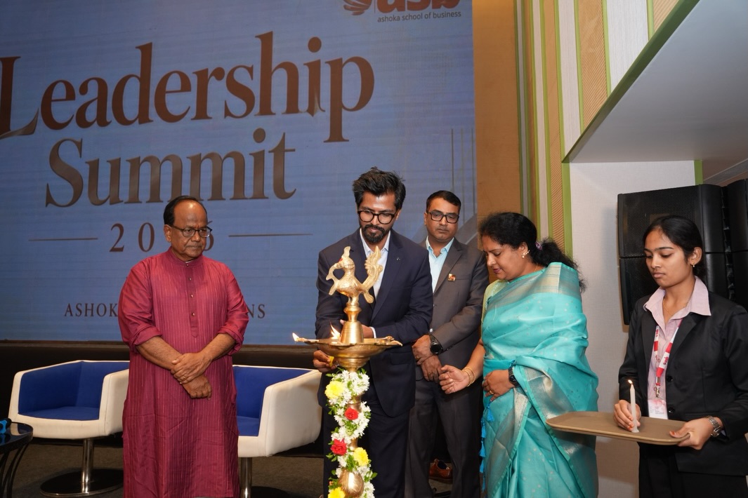 Leadership Conversations That Truly Matter | Industry Leadership Summit 2026
Ashoka School of Business (ASB) successfully hosted the Industry Leadership Summit 2026 on the theme “Leadership in the Time of Uncertainty”, bringing together distinguished industry leaders, corporate professionals, academicians, faculty, and students for meaningful conversations and learning.
We were honoured to welcome our Chief Guest, Shri J A Chowdary (JA), Founder & Chairman, International Startup Foundation and former Special Chief Secretary & IT Advisor, Government of Andhra Pradesh. His inspiring address emphasised the importance of nurturing an entrepreneurial mindset and strengthening the startup ecosystem.
Panel 1 | Business Leaders
“Leading through the Fog: The Art of Decision Making and the Way Forward”
Anuradha A – IBM | Dr Venkatram Vasantavada – SeedWorks | Vijaya Kadiyala – DBS Tech | Pallavi Singh – Genpact | U Ram Mohan – Truth Labs | Siva Rama Krishna Vishnubhatla – EisnerAmper
Panel 2 | HR Leaders
“Zero Visibility and the Way Forward: Leading People When the AI Map Is Still Being Drawn”
Barnali Bhattacharjee – FedEx GCS India | Gaurri Butti – Wells Fargo | Lt Col Pragathi Kumar Achanta – AT&T | Neha Samantaray – Micron Technology | Cireesha Mailavarapu – Sodexo
The discussions explored decision-making in uncertainty, the evolving workplace, AI-driven change, emerging skills, and the future of leadership.
Heartfelt thanks to all our speakers, guests, faculty, students, and the entire ASB team for making the Summit meaningful and impactful.
At ASB, we believe leadership education goes beyond the classroom — through industry exposure, real-world conversations, diverse perspectives, and continuous learning.
Aspire. Strive. Bloom.
#AshokaSchoolOfBusiness #IndustryLeadershipSummit2026 #ArtificialIntelligence #FutureOfWork #IndustryAcademia
•Arjun Kumar •Dr. Swathi Gajanethi •Sailesh kuturu •Archana Kulkarni •Maruti Prabhakar •Sripriya •G Mirza Rafathulla Baig •Monali Rath •Devi Prasad Uppala