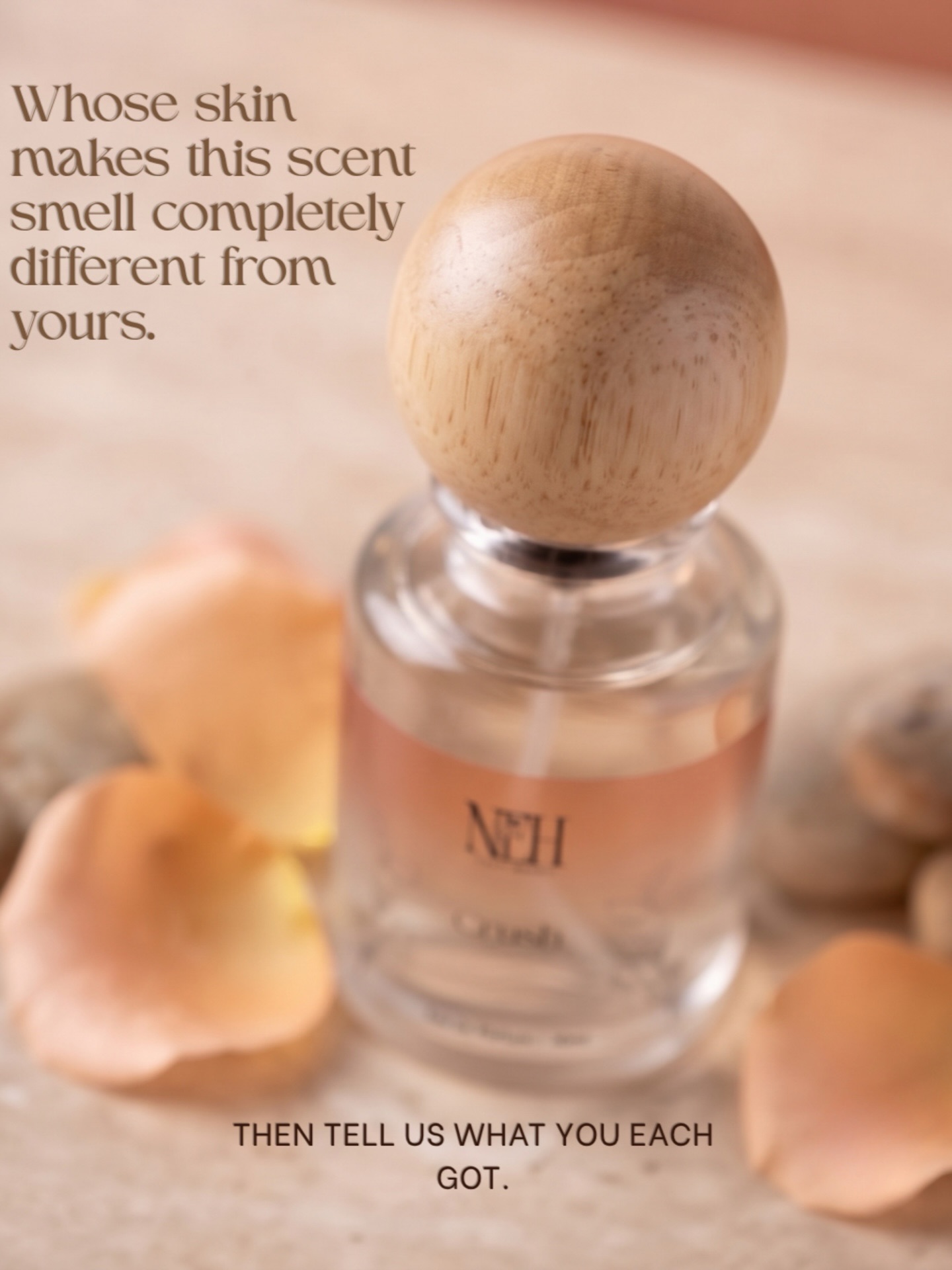 It’s not changing. Your skin is just freelancing.Same scent. Different chemistry. That’s the magic................#NEHFineFragrances #NEHPerfumes #FineFragrance #PerfumeIndia #IndianPerfume perfume, fine fragrance, signature scent, skin chemistry, skin microbiome, fragrance on skin, perfume chemistry, scent personality, long lasting perfume, Indian perfume brand, premium perfumes, unisex fragrance, perfume lovers, fragrance discovery, scent layering, eau de parfum