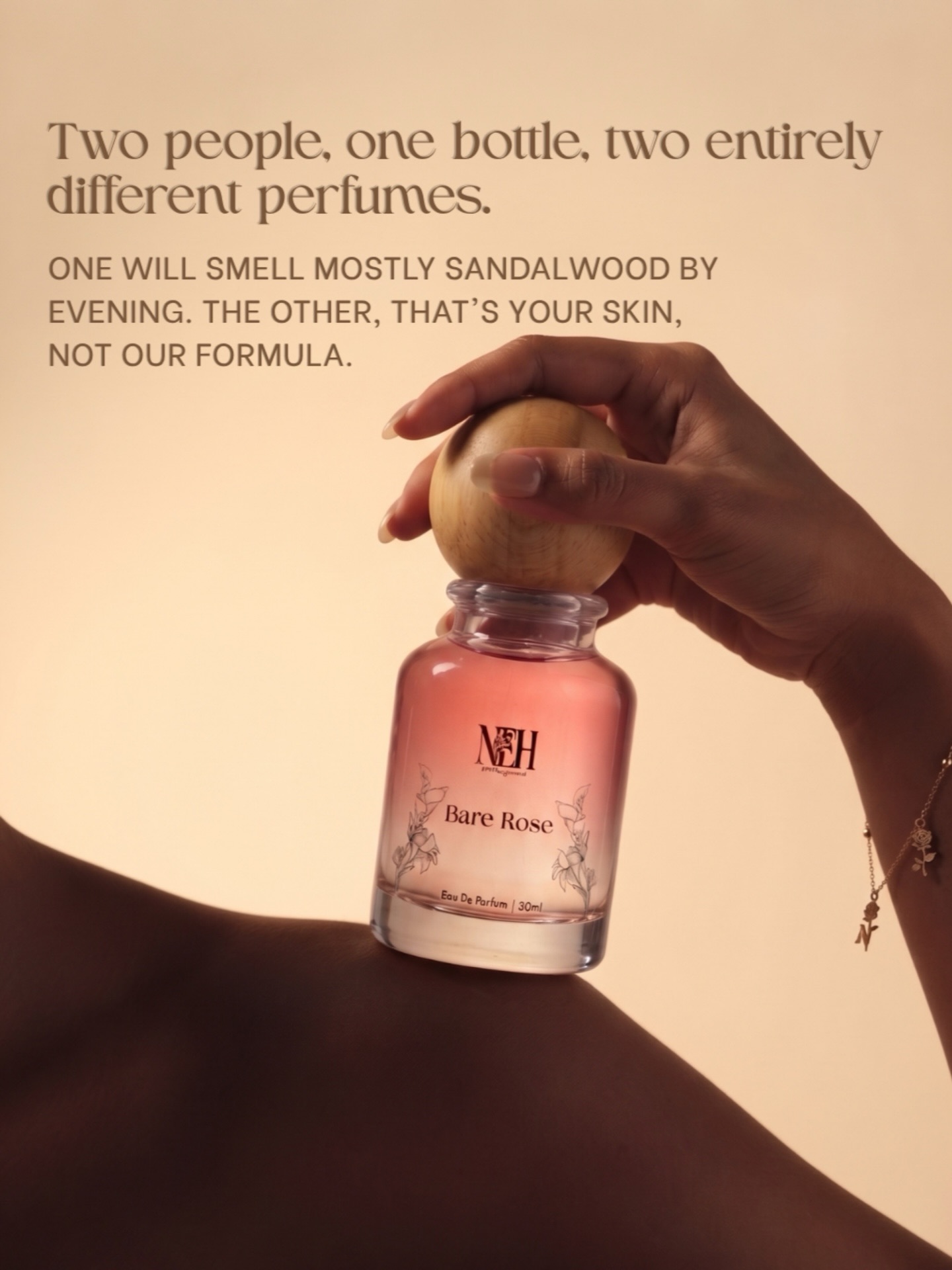It’s not changing. Your skin is just freelancing.Same scent. Different chemistry. That’s the magic................#NEHFineFragrances #NEHPerfumes #FineFragrance #PerfumeIndia #IndianPerfume perfume, fine fragrance, signature scent, skin chemistry, skin microbiome, fragrance on skin, perfume chemistry, scent personality, long lasting perfume, Indian perfume brand, premium perfumes, unisex fragrance, perfume lovers, fragrance discovery, scent layering, eau de parfum
